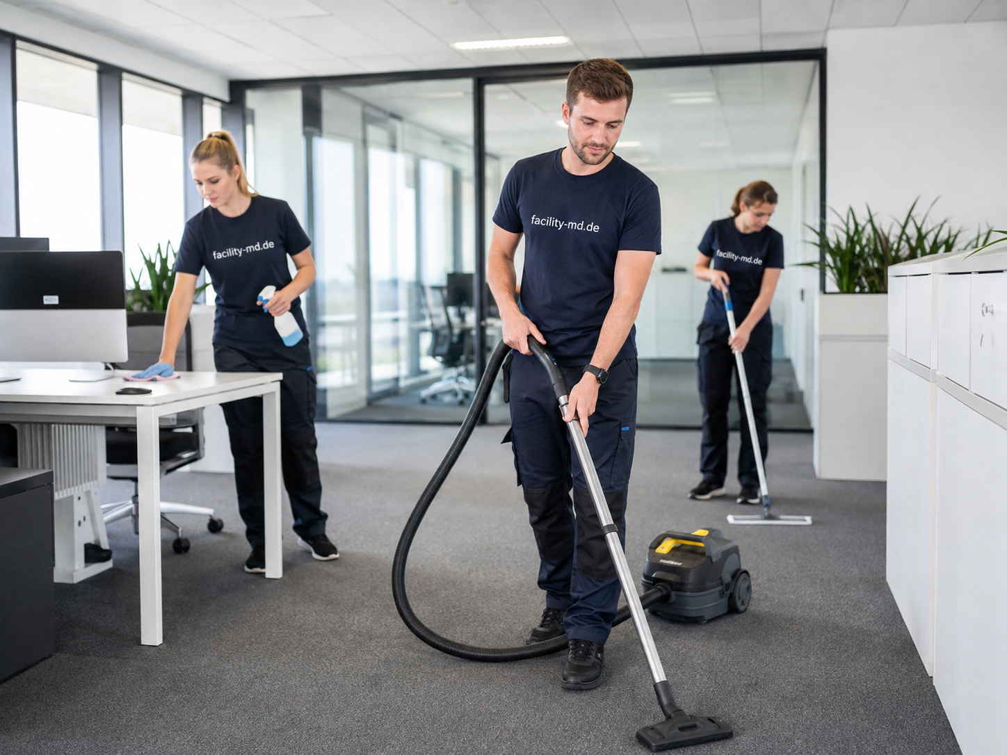 Professionelle Büroreinigung von facility-md.de