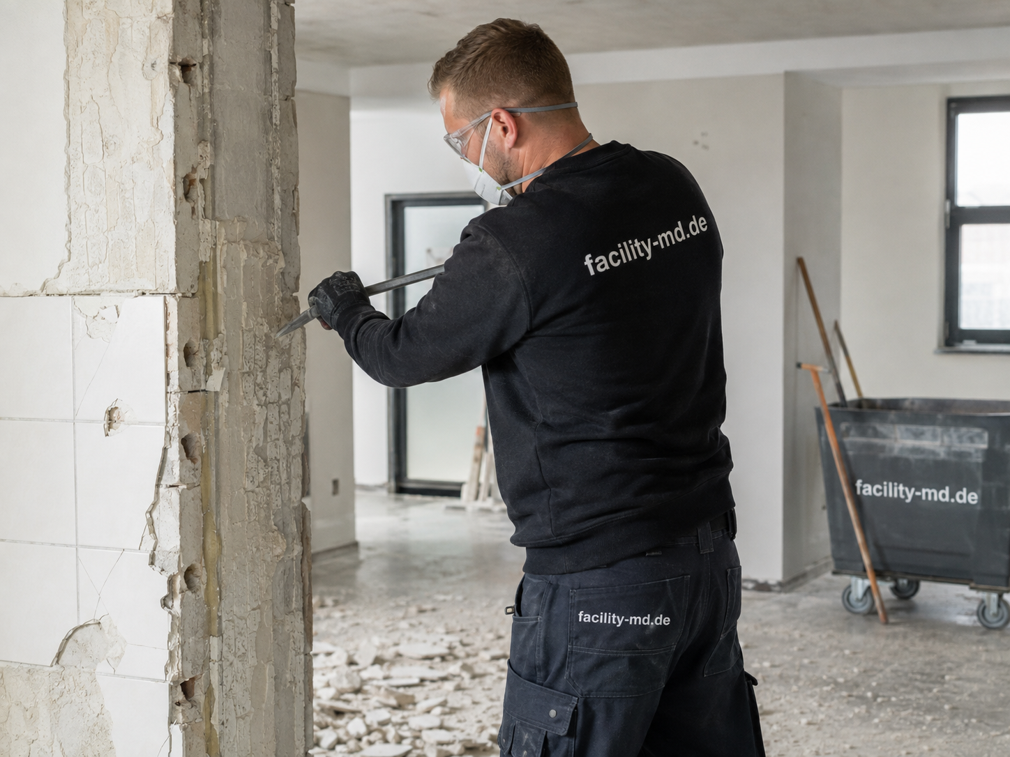 Innenabriss und Rückbau durch facility-md.de